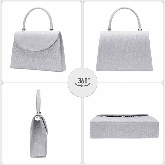 Premium Glitter Handbag for Women - Ideal for Prom, Weddings, and Cocktails - Picture 5 of 7